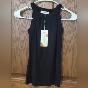 Sleek Black Sleeveless Top